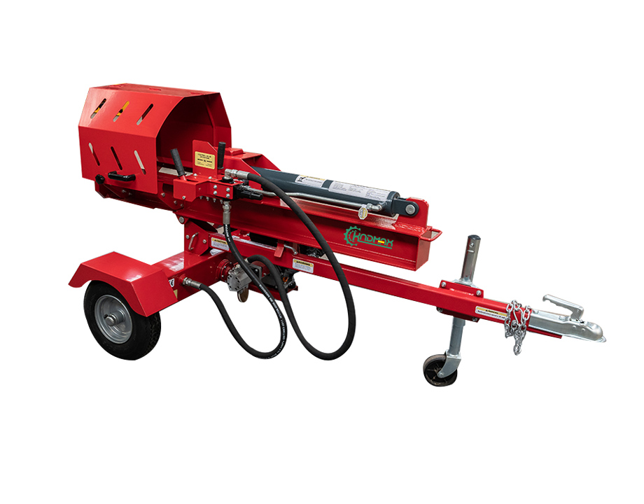log splitter with safety guard